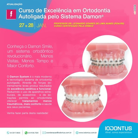 Curso de Credenciamento em Damon Smiles - Ortodontia Autorizada Passiva