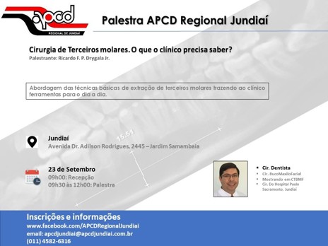 Palestra Introdutiva Curso Cirurgia Apcd Regional Jundiaí