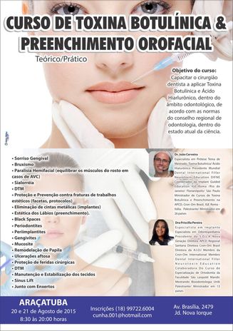 Curso de Toxina Botulínica & Preenchimento Orofacial