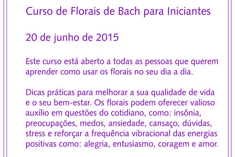 Florais de Bach, Curitiba, Odontologia, Bem-estar, Qualidade de vida.