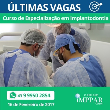 Especialização em Implantodontia