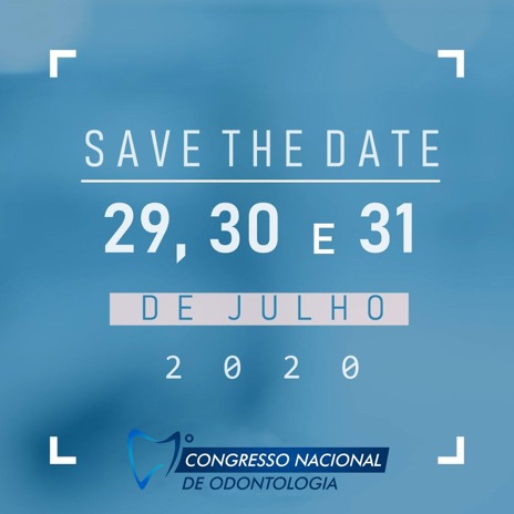 I Congresso Nacional de Odontologia acontecerá de forma Online nos dias 29, 30 e 31 de julho de 2020.