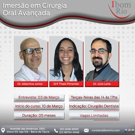 Curso de Imersão em Cirurgia Oral Avançada