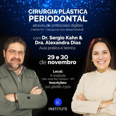 Com Sérgio Kahn e Alexandra Dias, maiores nomes da Periodontia