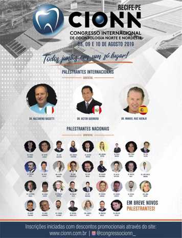 Cionn - 1º Congresso Internacional de Odontologia Norte e Nordeste