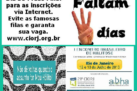 INSCRIÇÕES: www.ciorj.org.br