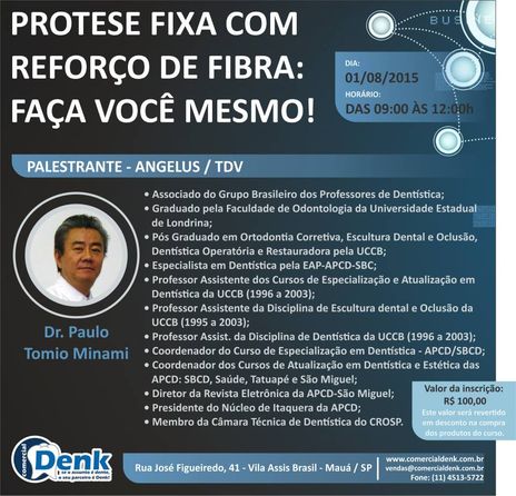 Hands On: Protese Fixa Reforço de Fibra: Faça Você Mesmo