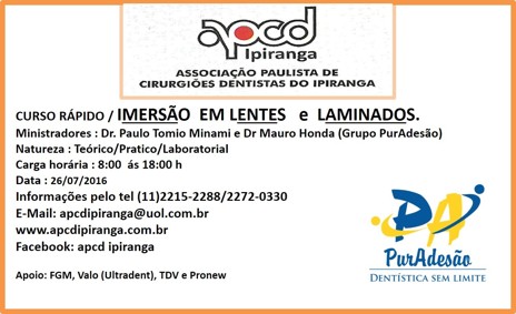 Imersão em Lentes e Laminados