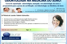 Curso Avançado de Odontologia na Medicina do Sono