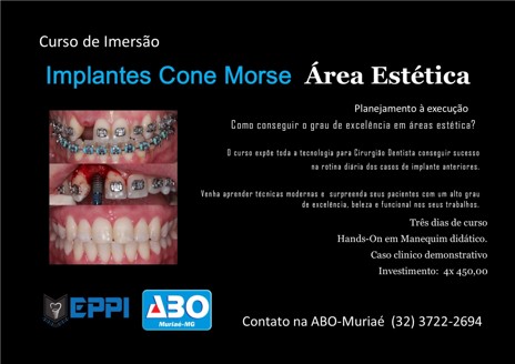 Implantes Cone Morse em Área Estetica