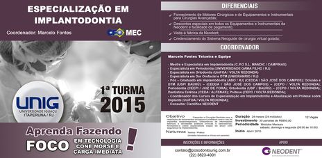 Curso de Especialização em Implantodontia