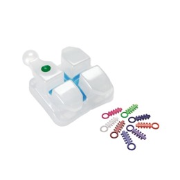 Bracket Clarity Advanced c/ Gancho Grátis 1 Pct Elástico Colorido Qtd Roth Hi010231424 Bracket Clarity Advanced c/ Gancho Grátis 1 Pct Elástico Colorido Qtd Roth Hi010231424