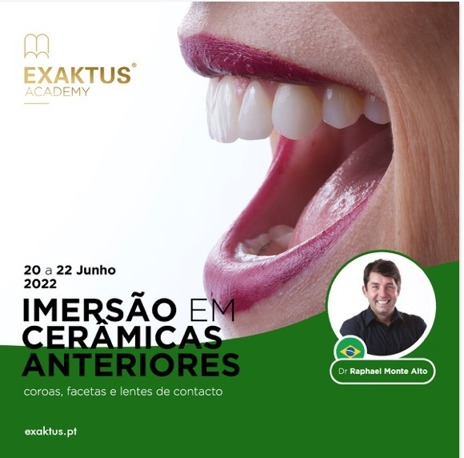 Curso Imersão em Cerâmicas Anteriores - Coroas, Facetas e Lentes de Contacto