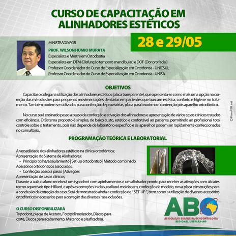 Curso de Capacitação em Alinhadores Estéticos