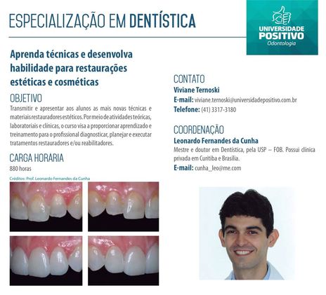 Especialização Dentística Up