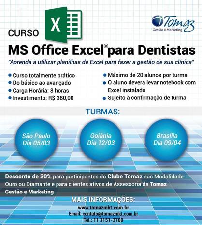 Curso Excel para Dentistas